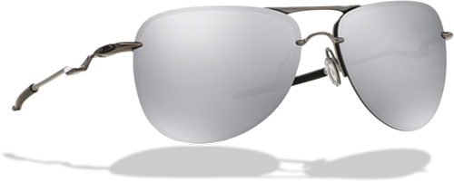 Oakley Tailpin Aviator Sunglasses for Men Chrome Iridium Lens